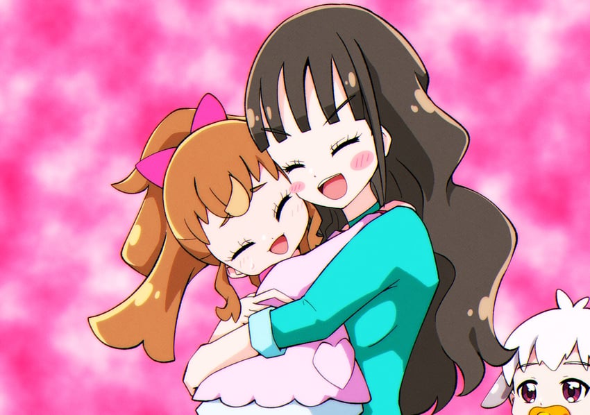 inukai komugi, nekoyashiki mayu, daifuku, and toyama daifuku (precure and 1 more) drawn by @est@