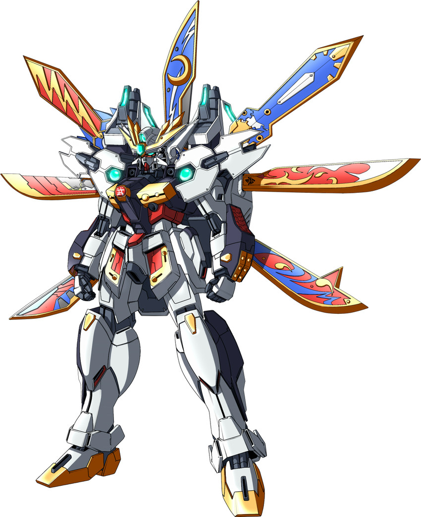 gundam double x and gouken gundam (gundam and 3 more) drawn by n.jehuty