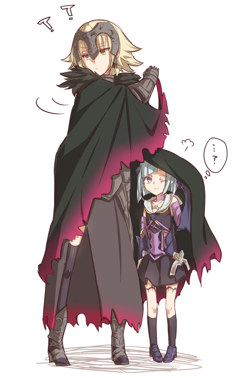 jeanne d'arc alter and brynhild (fate and 1 more) drawn by hollomaru