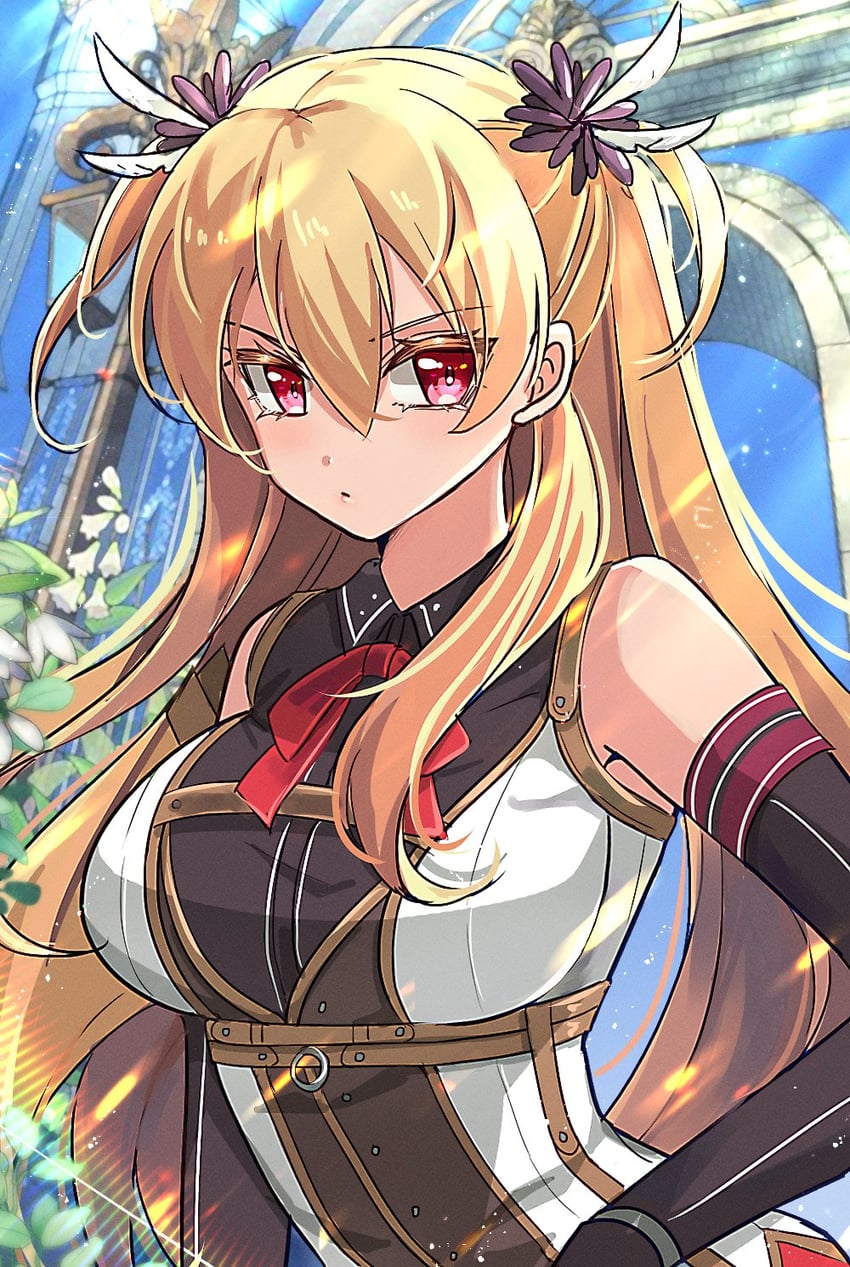 alisa reinford (eiyuu densetsu and 2 more) drawn by zer00han