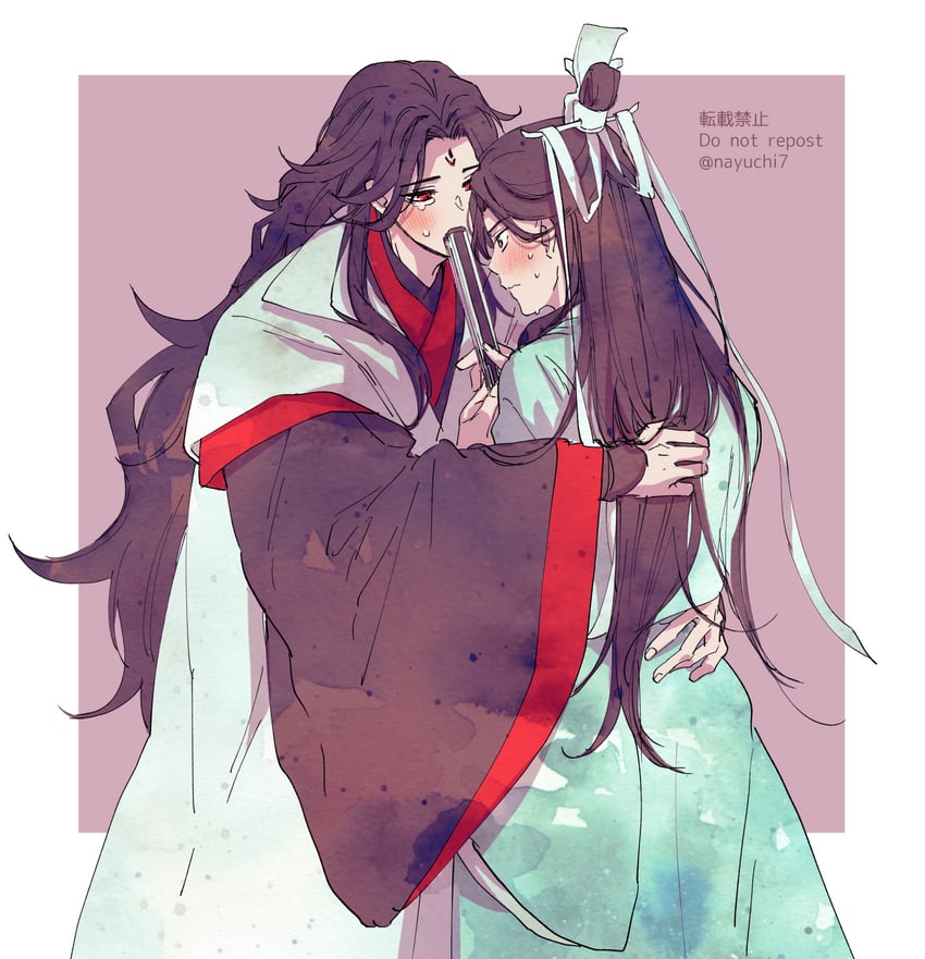 luo binghe and shen qingqiu (renzha fanpai zijiu xitong) drawn by natttume