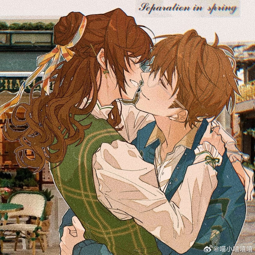 rosa and luke pearce (tears of themis) drawn by miao_xiao_xixixi