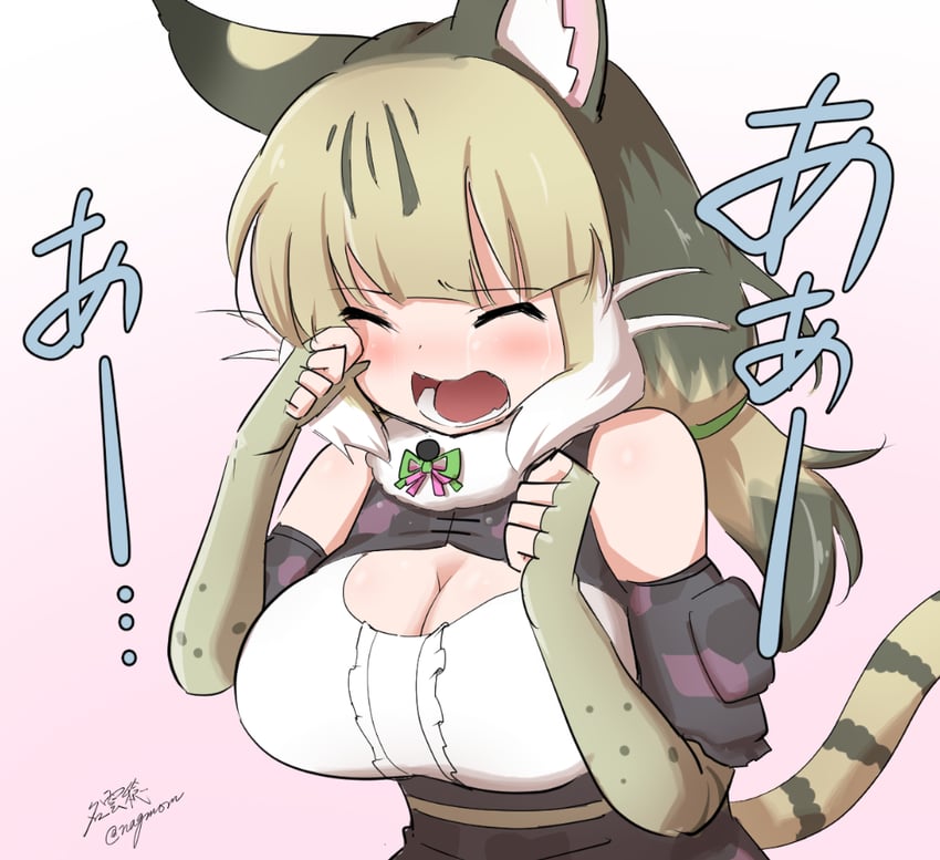 jungle cat (kemono friends and 1 more) drawn by taurine_8000mg