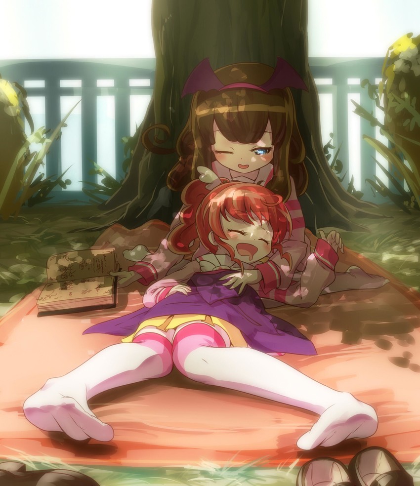 kurosu aroma and shiratama mikan (pretty series and 1 more) drawn by ruru_ashihara