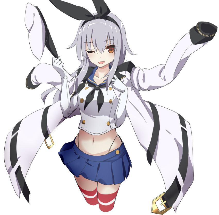 shimakaze and gangut (kantai collection) drawn by tenrai