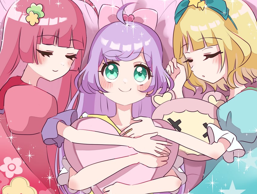 manaka laala, minami mirei, and hojo sophy (pretty series and 1 more) drawn by madori_(1ldkplanet)