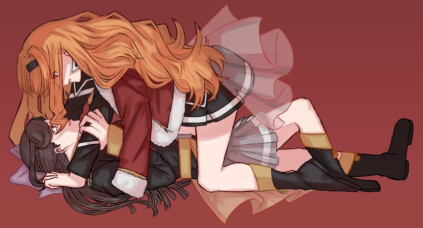 saijou claudine and tendou maya (shoujo kageki revue starlight) drawn by kumabehaso