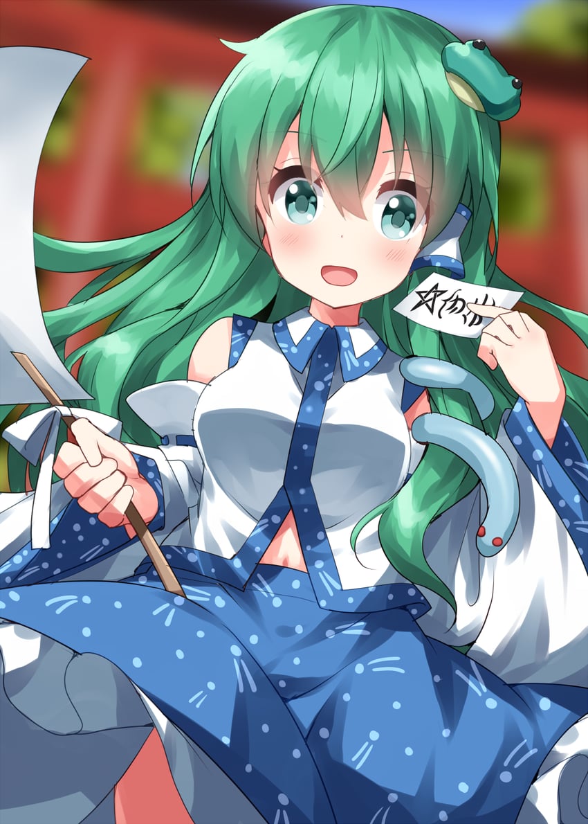 kochiya sanae (touhou) drawn by ruu_(tksymkw)