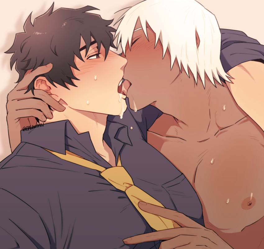 zap renfro and steven a. starphase (kekkai sensen) drawn by balnom