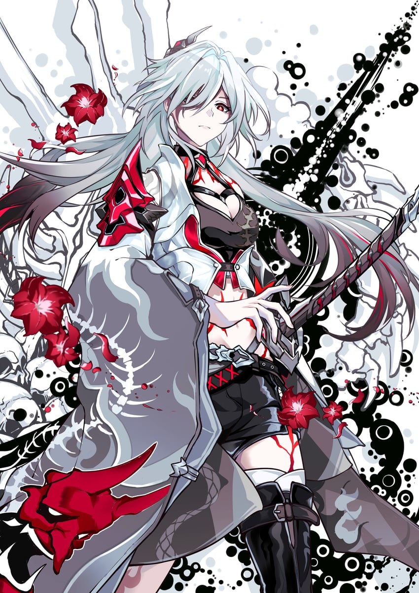 acheron (honkai and 1 more) drawn by xu_yue