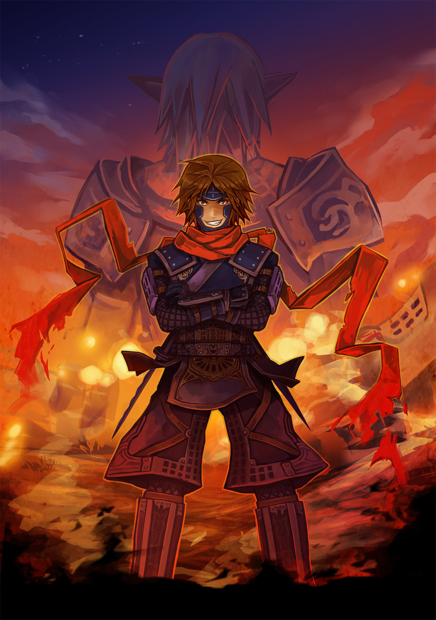 buront, ninja, and kitanai ninja (touhou and 3 more) drawn by mozuyun