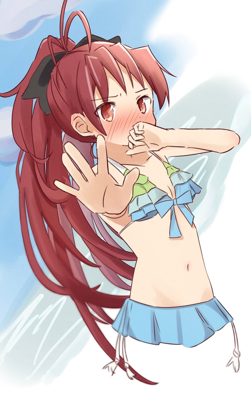 sakura kyoko (mahou shoujo madoka magica) drawn by chokokuro