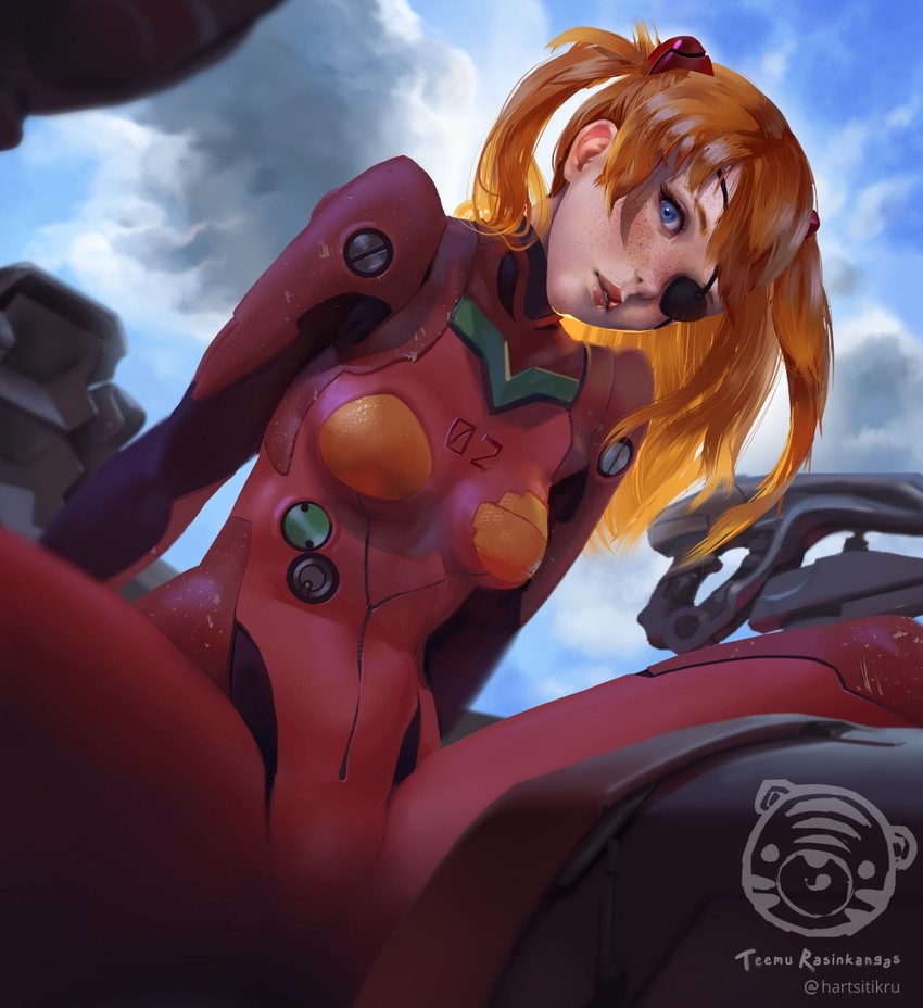 souryuu asuka langley (neon genesis evangelion and 2 more) drawn by teemu_taiga
