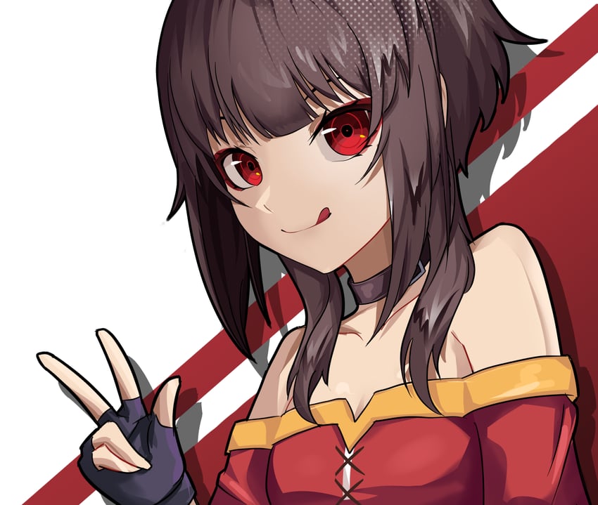 megumin (kono subarashii sekai ni shukufuku wo!) drawn by lyourika