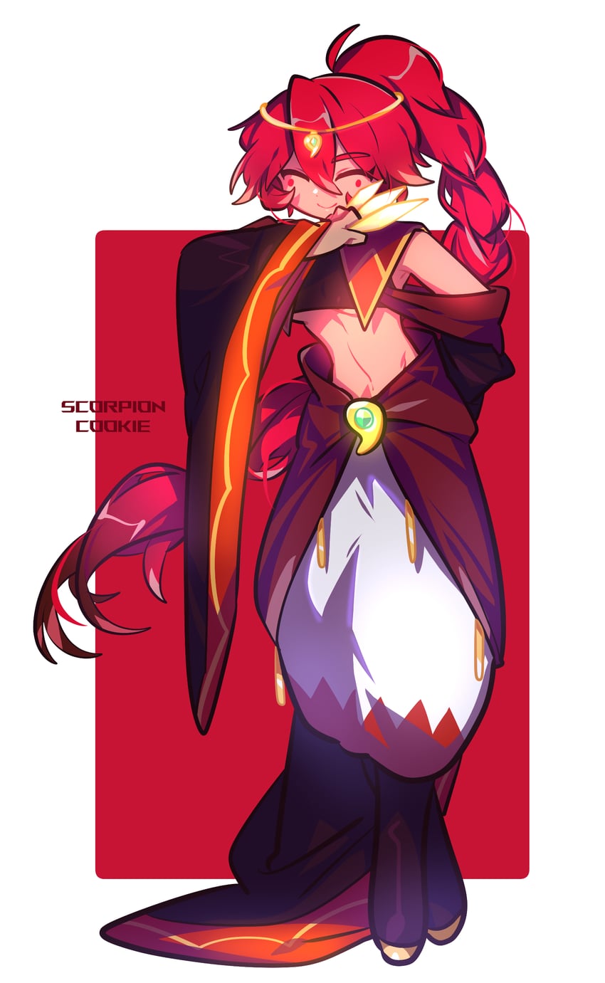 scorpion cookie (cookie run and 1 more) drawn by omoyu_(nakyu715)