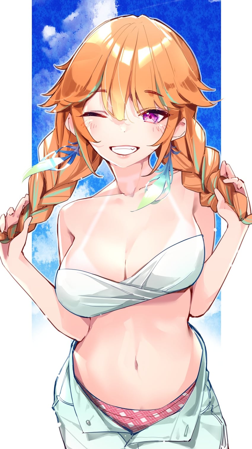 takanashi kiara (hololive and 1 more) drawn by yuyaiyaui