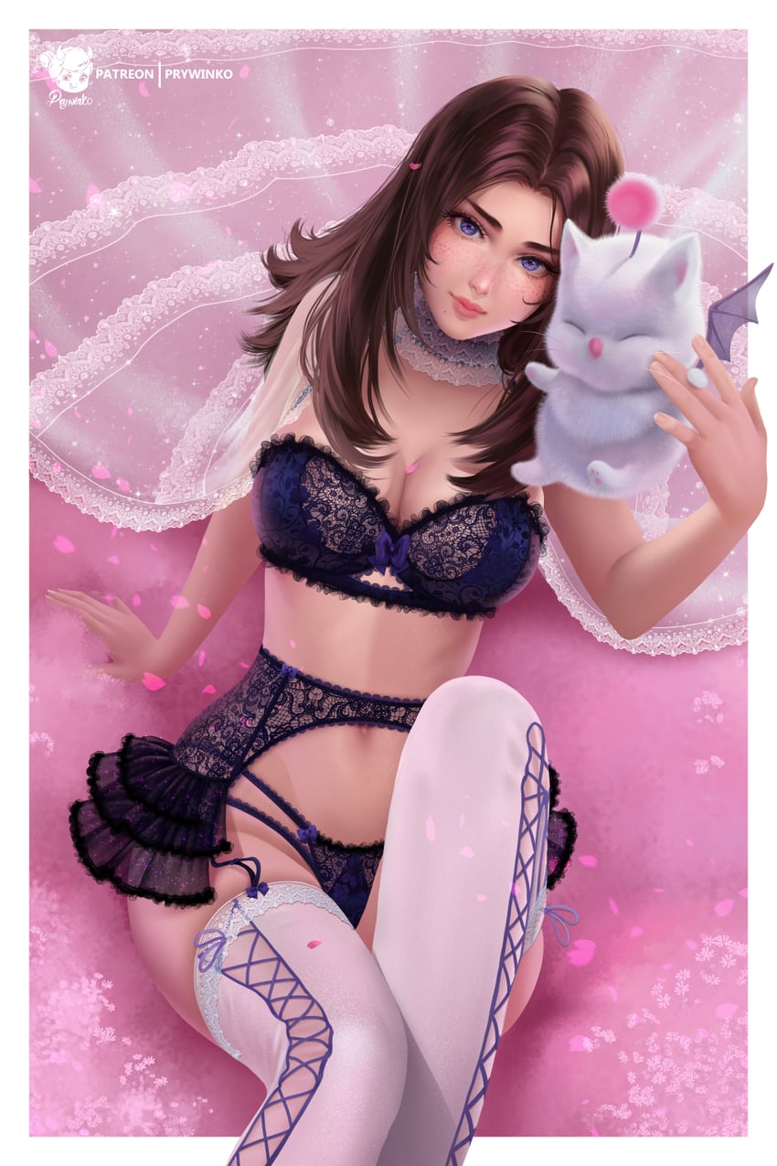 moogle (original and 1 more) drawn by prywinko