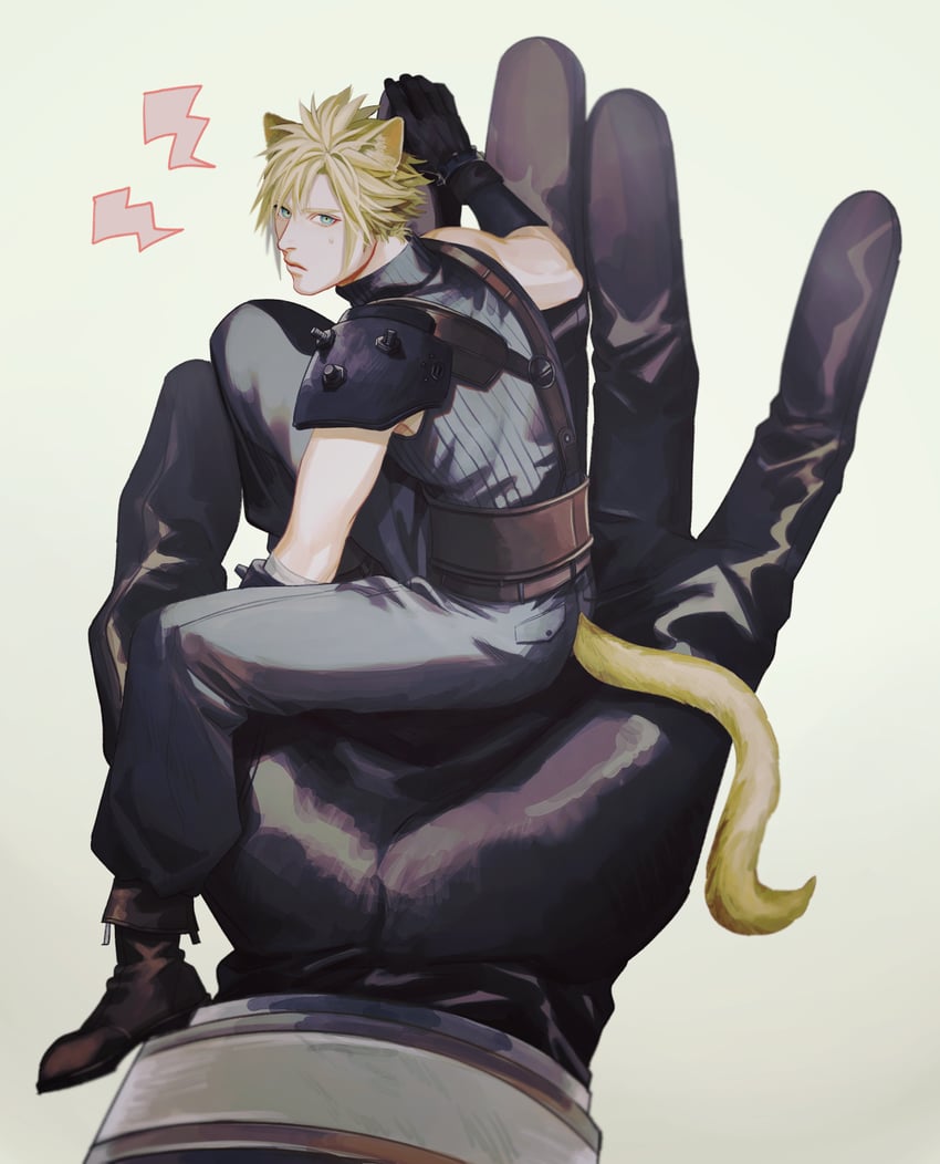 cloud strife and sephiroth (final fantasy and 2 more) drawn by boooshow