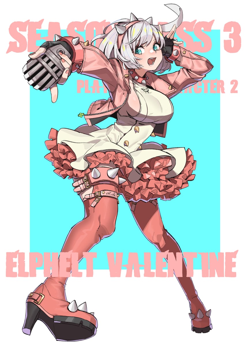 elphelt valentine (guilty gear and 1 more) drawn by makai