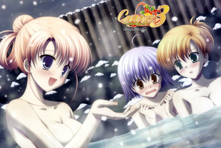 asato rina, akebi yusa, and nagahashi ryou (canvas and 1 more) drawn by tanihara_natsuki