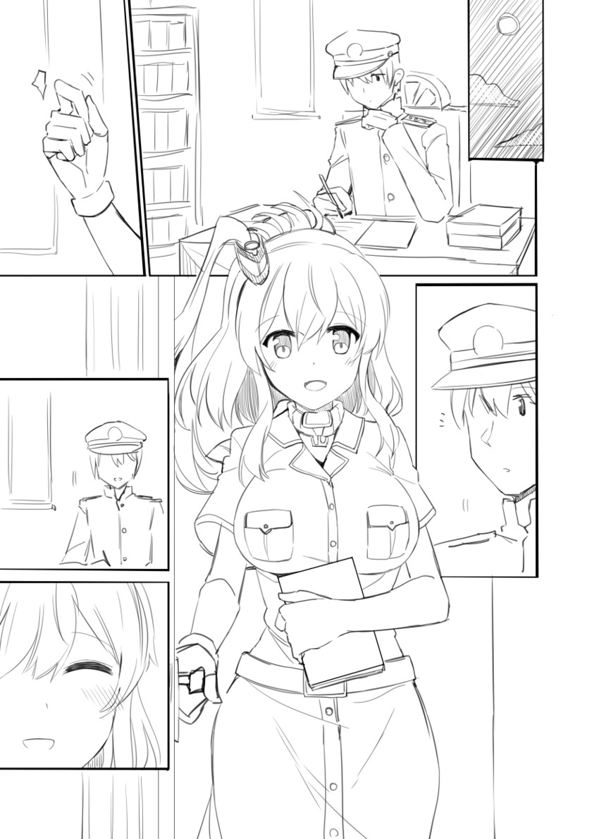 admiral and saratoga (kantai collection) drawn by rui_shi_(rayze_ray)