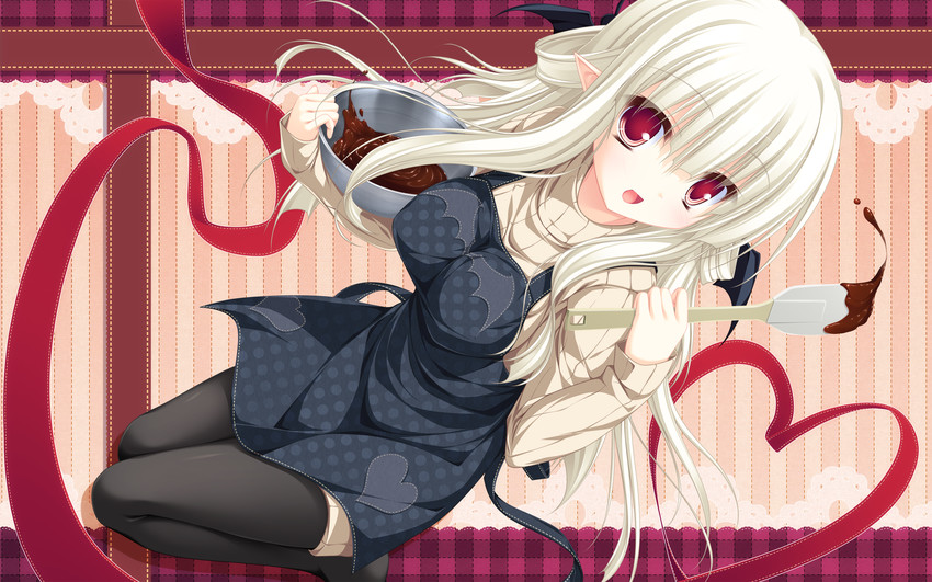 Anime blonde hair red eyes