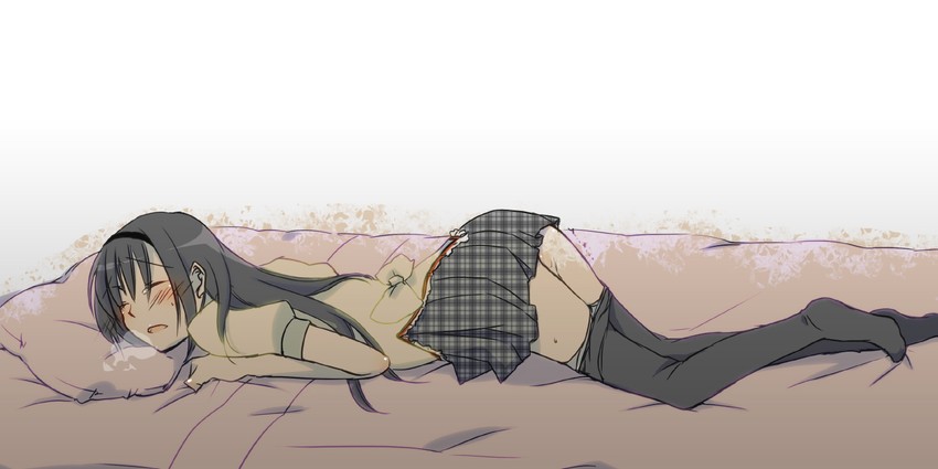 akemi homura (mahou shoujo madoka magica) drawn by sekihara_umina