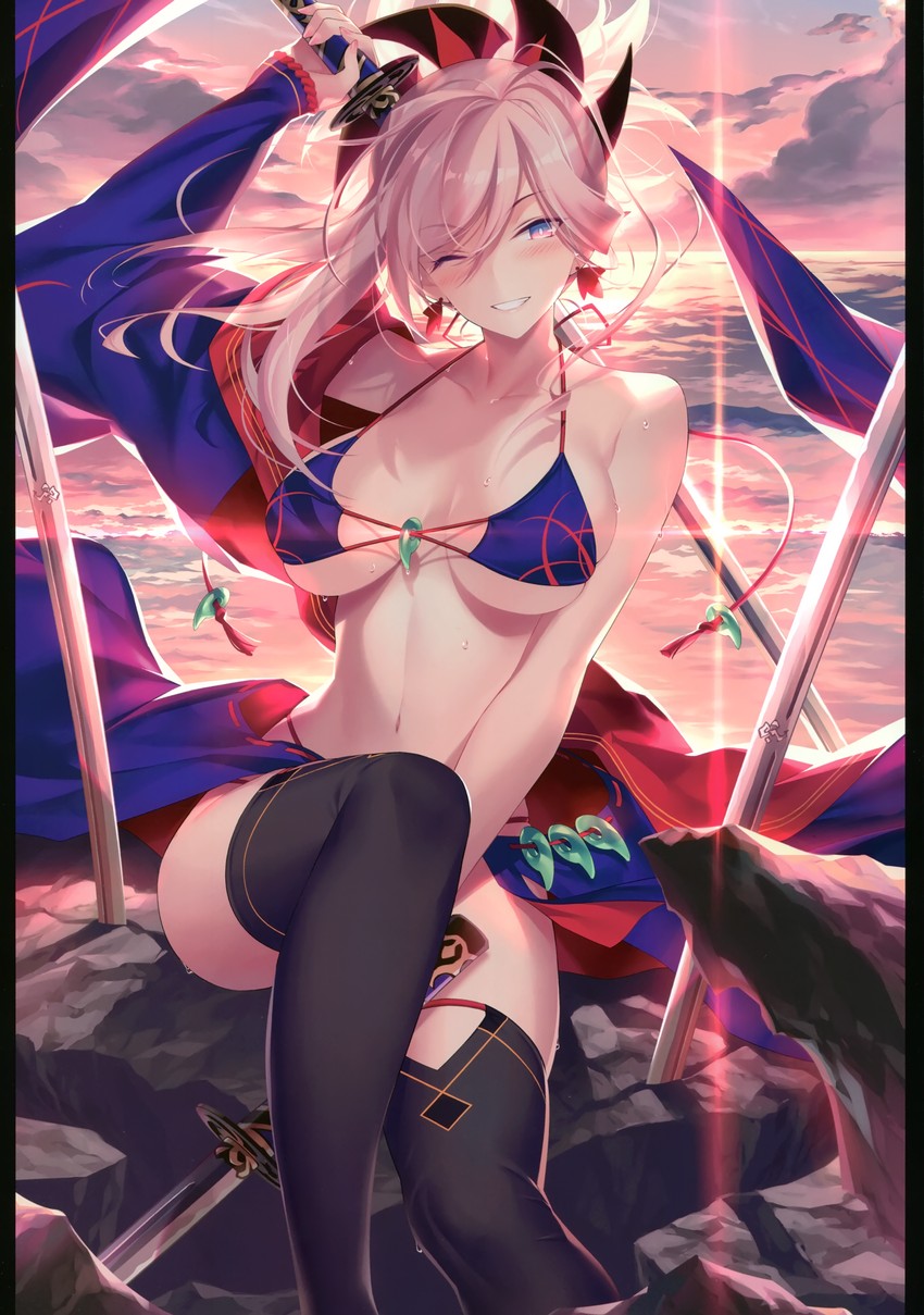 miyamoto musashi (fate and 1 more) drawn by kousaki_rui