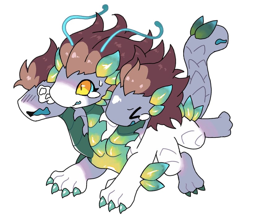 tiamat (dragon village and 1 more) drawn by o_o_(pixiv_91006494)