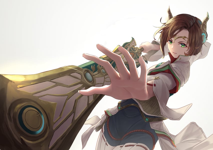alexandria (xenoblade chronicles and 1 more) drawn by solar_torch