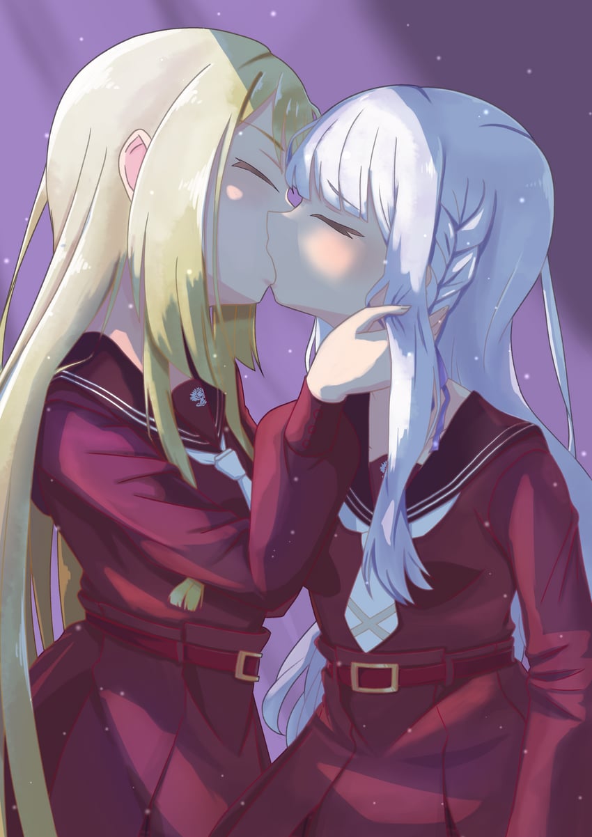 kon kanaho and miyagawa takane (assault lily) drawn by rezero_in0305