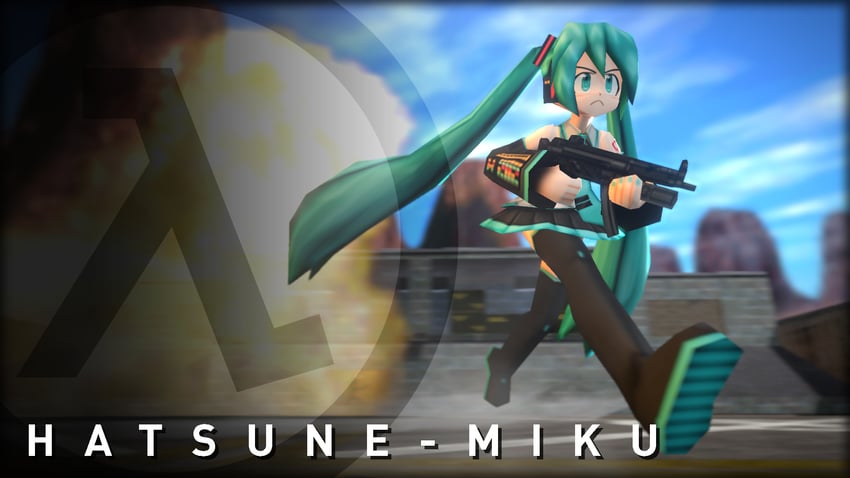 hatsune miku (vocaloid and 2 more) drawn by xinus22