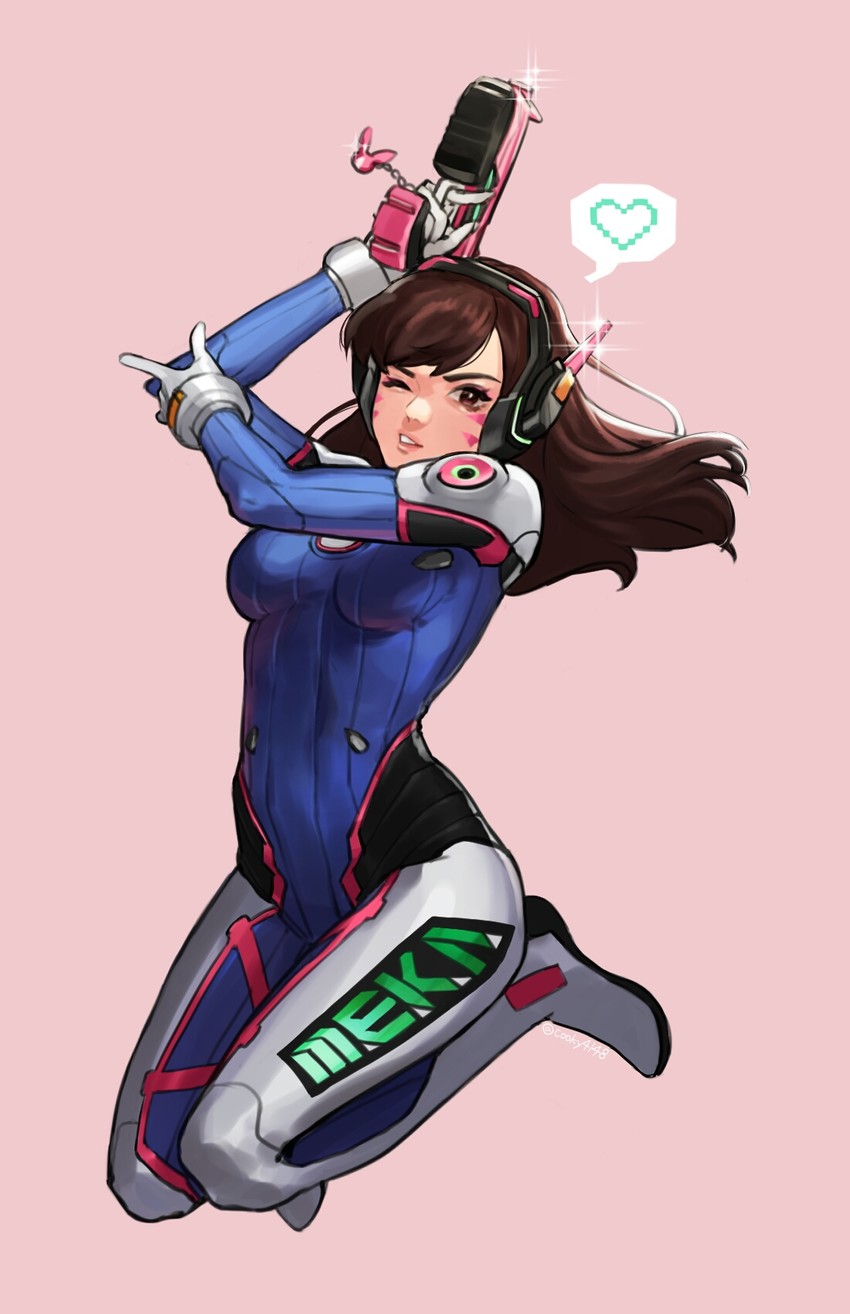 d.va (overwatch and 1 more) drawn by m.hyang