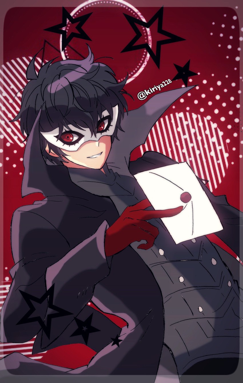 amamiya ren and joker (persona and 2 more) drawn by kiriya_(552260)