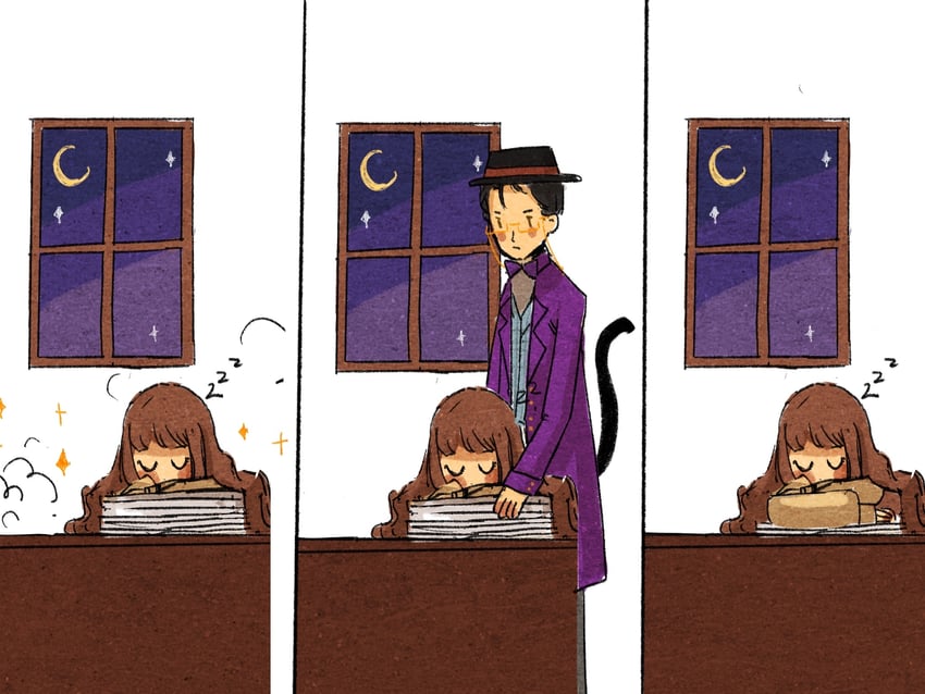 klein moretti, gehrman sparrow, and fors wall (lord of the mysteries) drawn by fyy2333