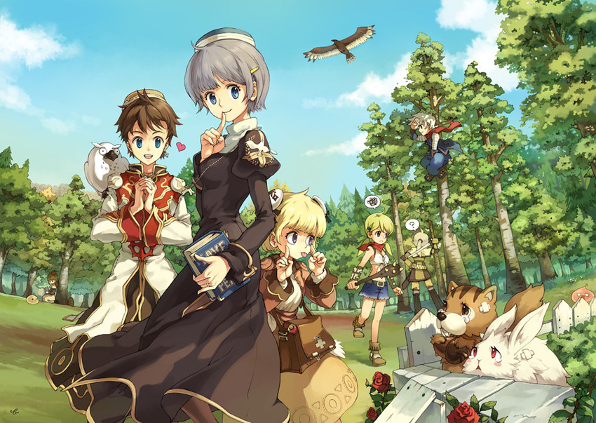 high priest, priest, poring, acolyte, swordsman, and 6 more (ragnarok online) drawn by tiv