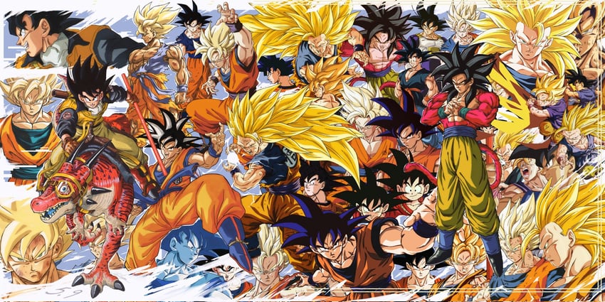 son goku (dragon ball and 2 more) drawn by catdestroyer