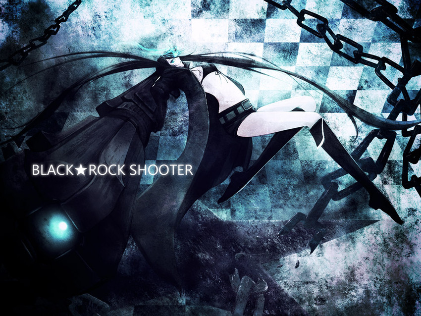 black rock shooter (black rock shooter) drawn by kia_(pixiv)