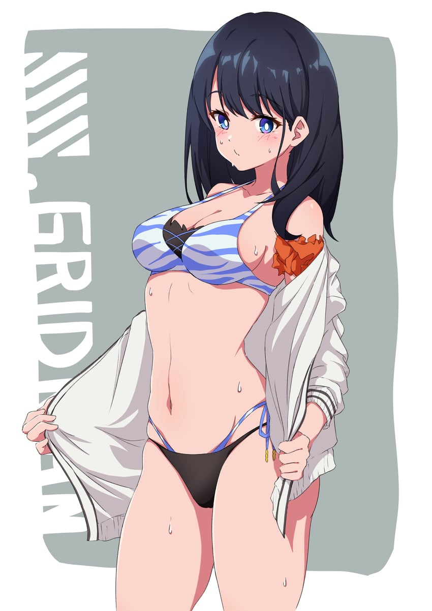 takarada rikka (gridman universe and 1 more) drawn by nishizuki_shino
