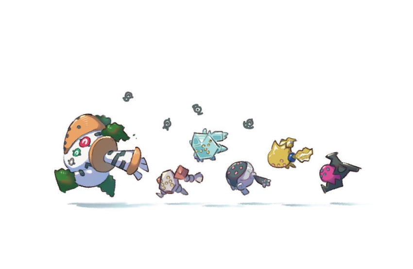 unown, regice, regigigas, registeel, unown a, and 6 more (pokemon) drawn by bagutyu