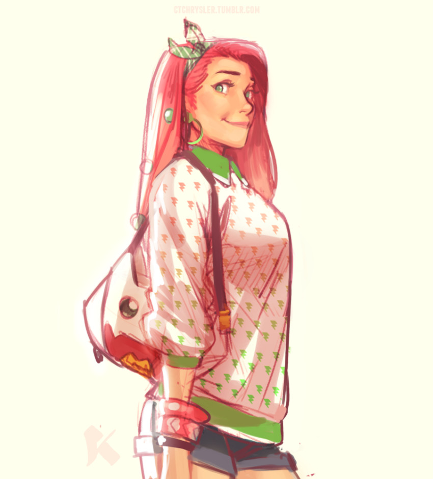 annie mei (original and 1 more) drawn by caleb_thomas