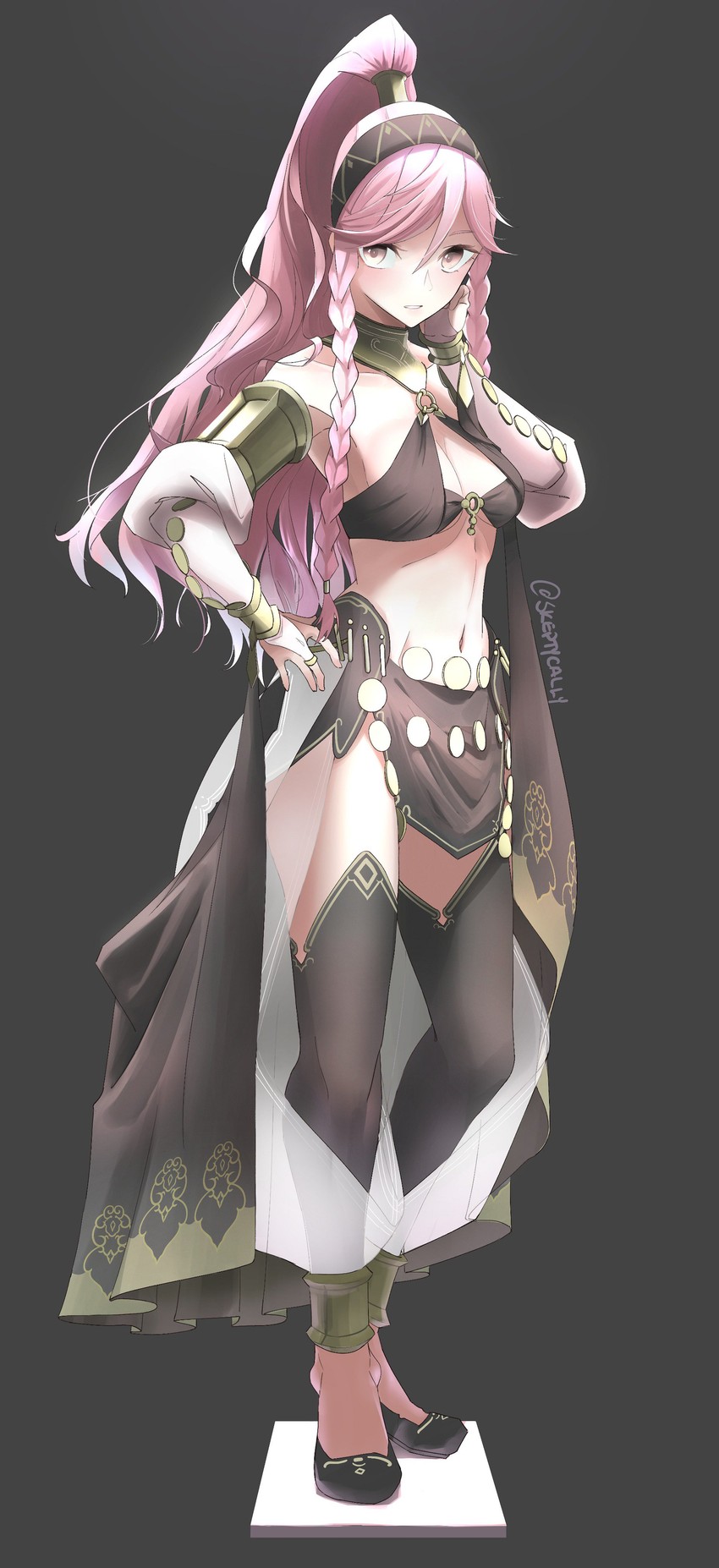 olivia (fire emblem and 2 more) drawn by skeptycally