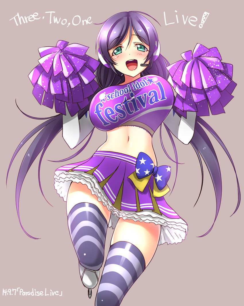 tojo nozomi (love live! and 2 more) drawn by yu-ta