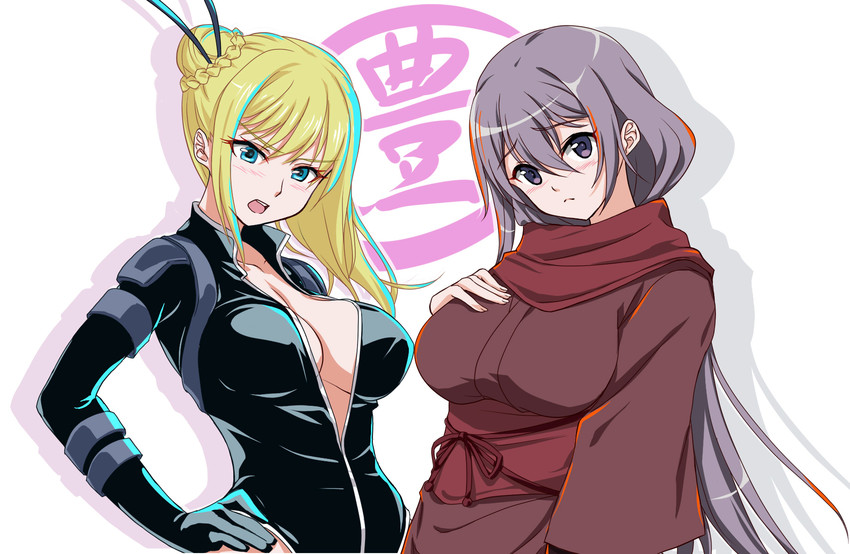 nancy lee and dragon yukano (ninja slayer) drawn by sea_chicken
