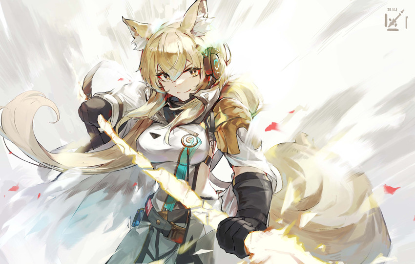 nearl and nearl the radiant knight (arknights) drawn by qingfeng_canying
