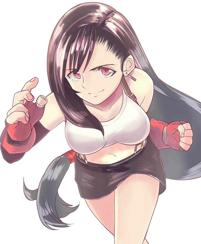 tifa lockhart (final fantasy and 1 more) drawn by toragon