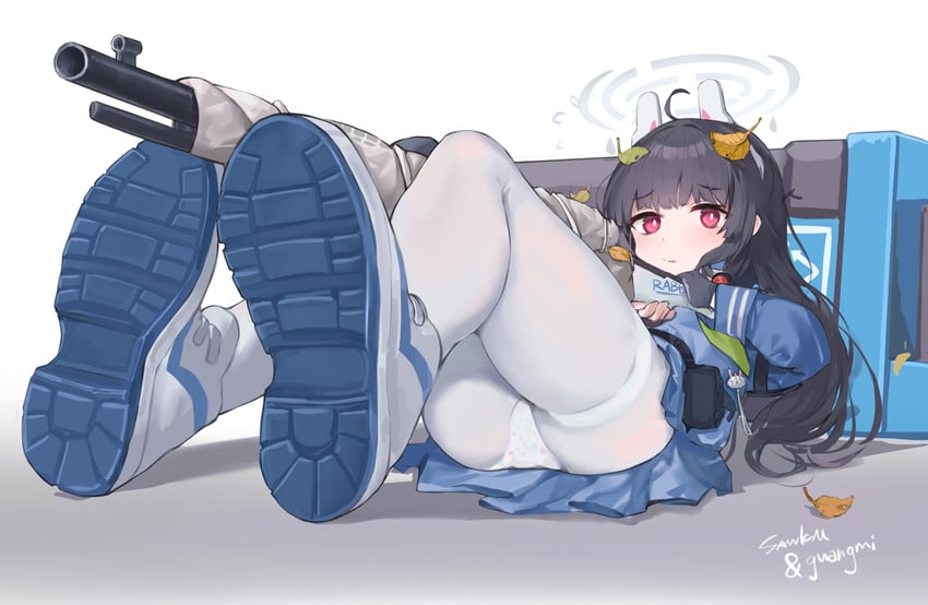miyu (blue archive) drawn by sawkm