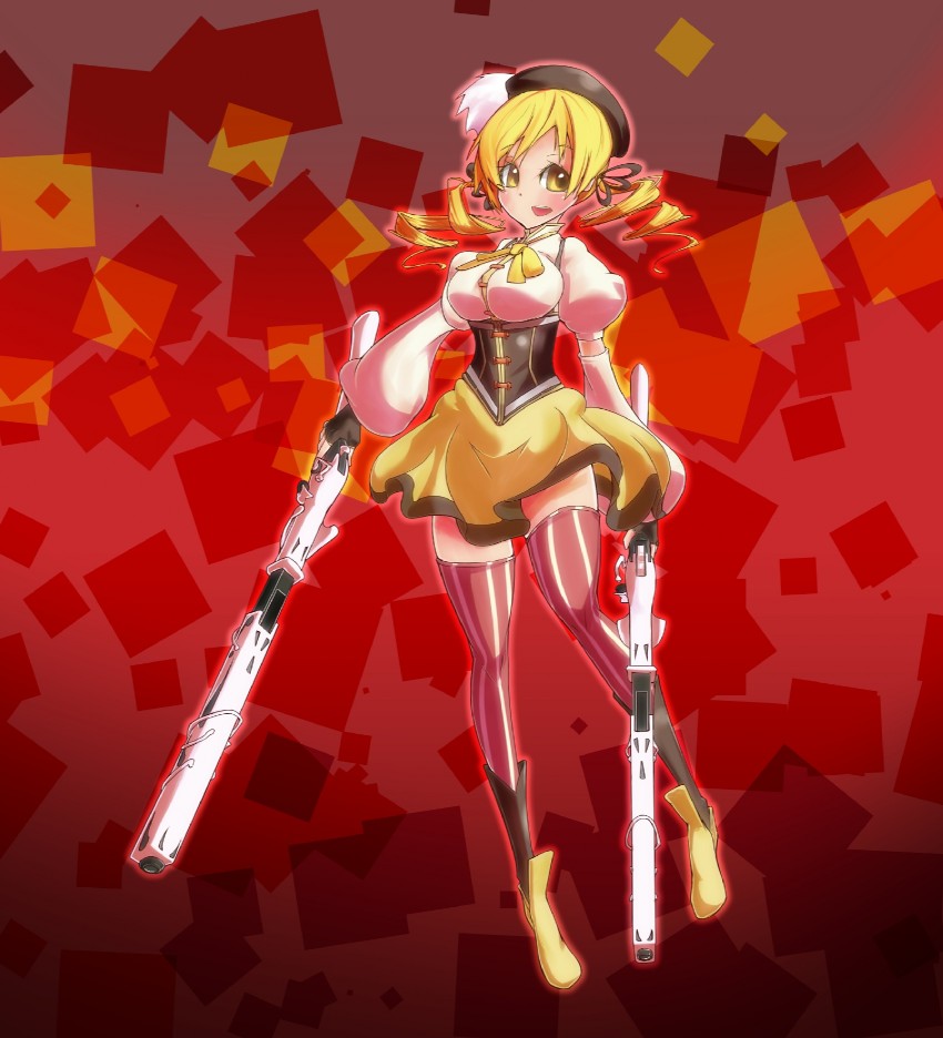 tomoe mami (mahou shoujo madoka magica) drawn by ymd_(assiman)