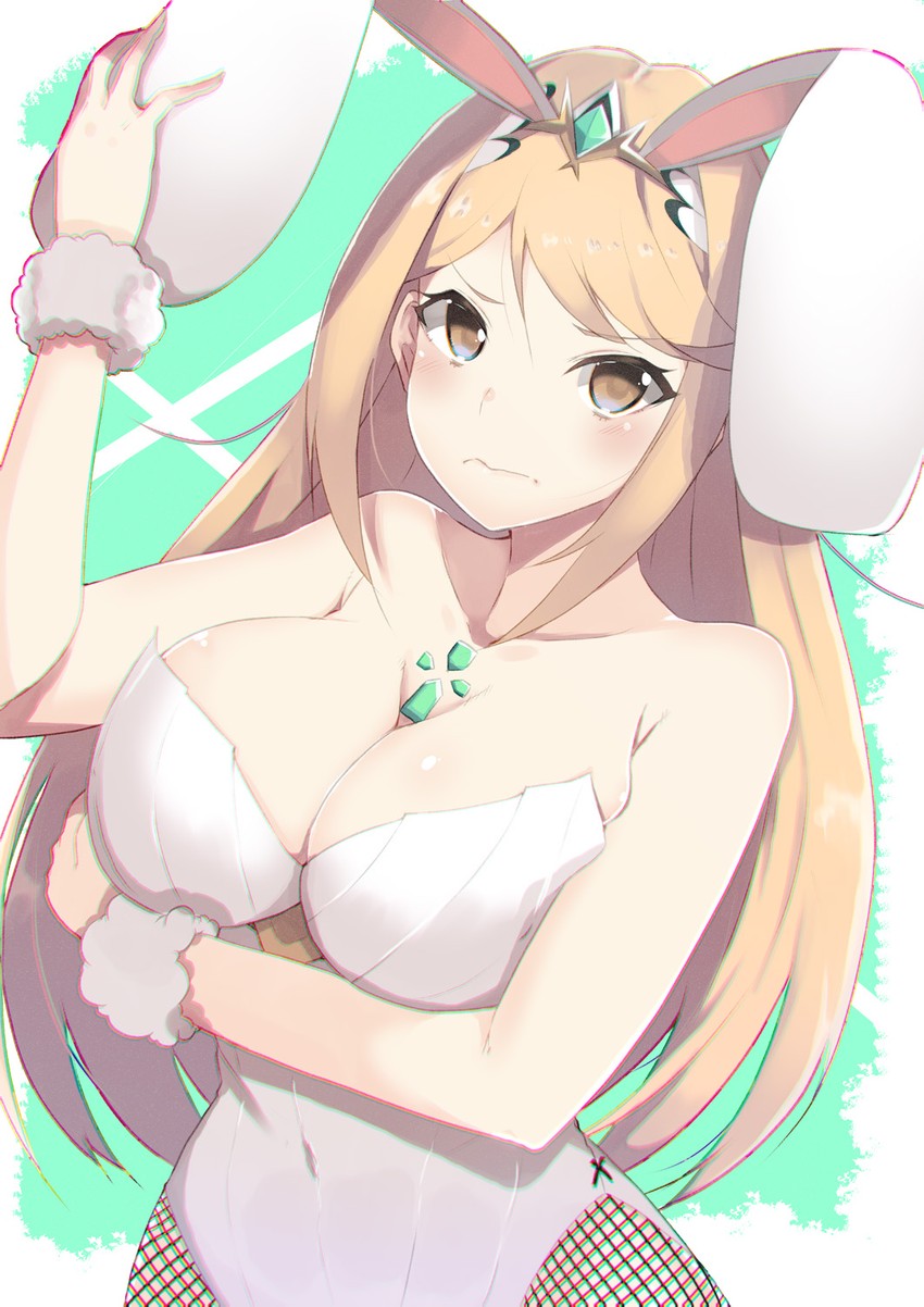 mythra (xenoblade chronicles and 1 more) drawn by johnny_funamushi