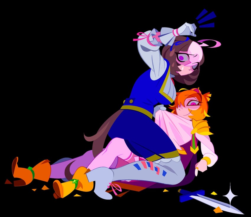 t.m. opera o and meisho doto (umamusume) drawn by 20years